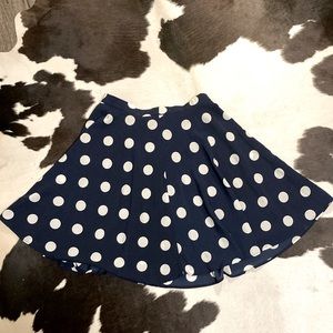Poka-Dot Mini Skirt